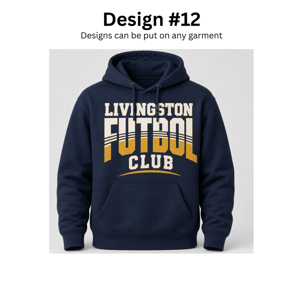 Livingston Futbol Club spirit gear design