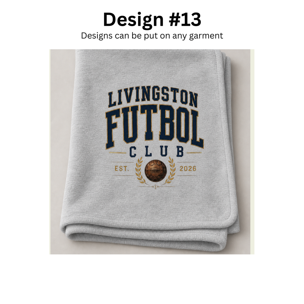Livingston Futbol Club spirit gear design