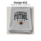 Livingston Futbol Club spirit gear design
