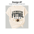 Livingston Futbol Club spirit gear design