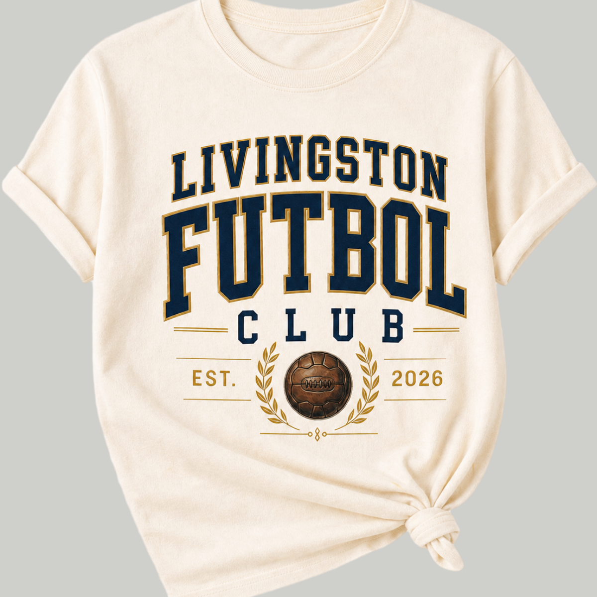 Livingston Futbol Club spirit gear design 3