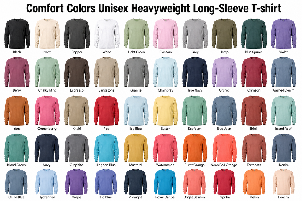 Comfort Colors Unisex Heavyweight Long Sleeve T-Shirt