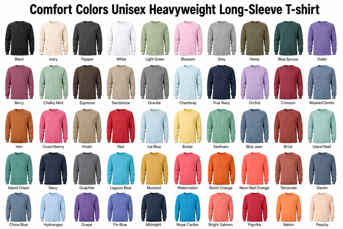 Comfort Colors Unisex Heavyweight Long Sleeve T-Shirt